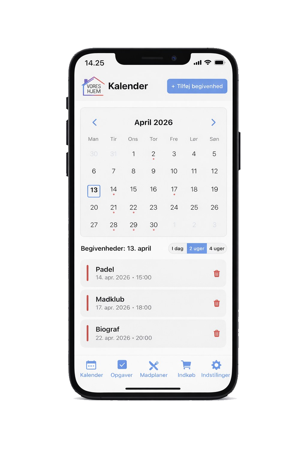 Vores Hjem app